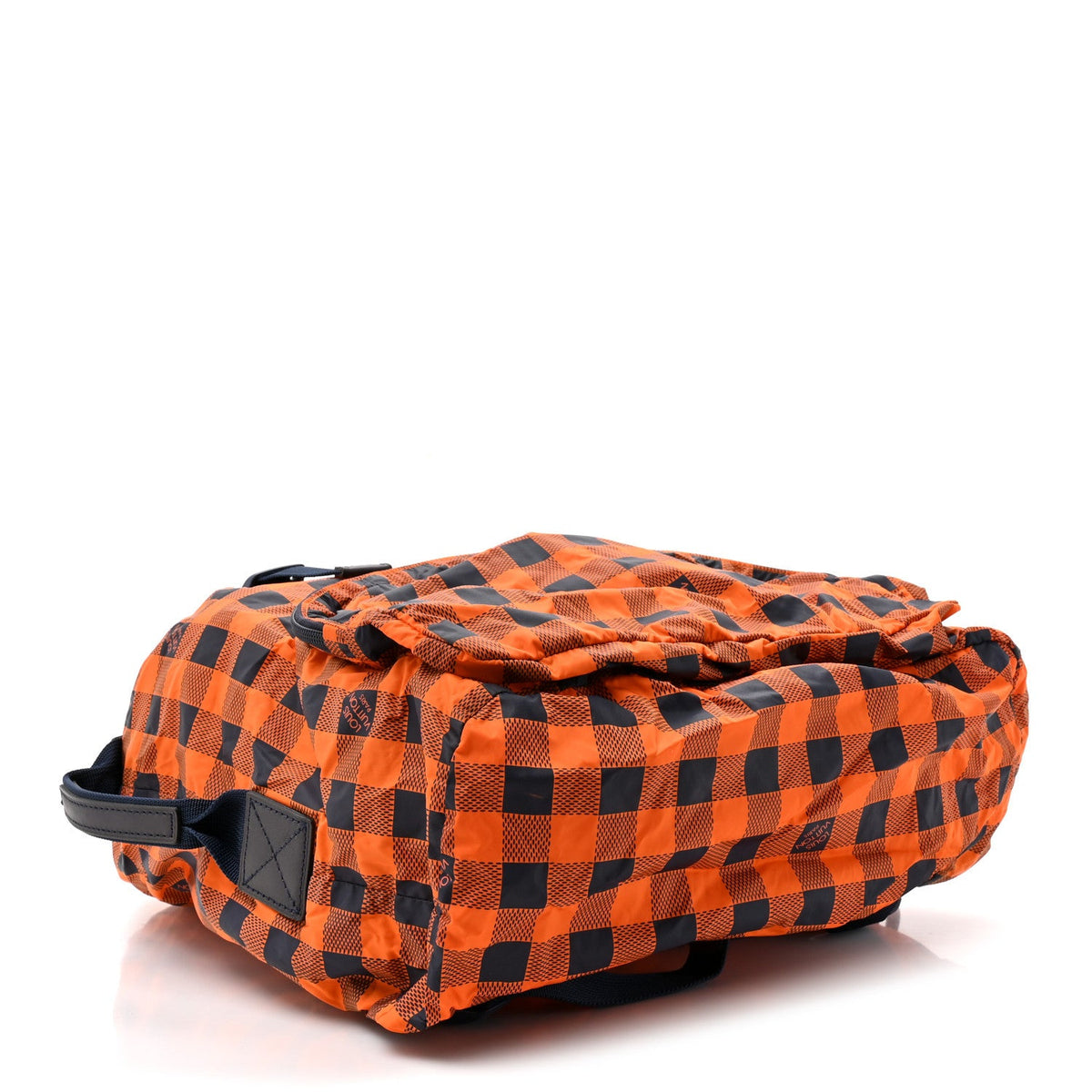 Nylon Damier Masai Adventure Practical Backpack Orange