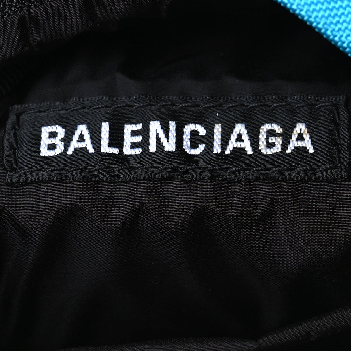 Recycled Casual Nylon Mini Oversized Backpack Cyclades Blue
