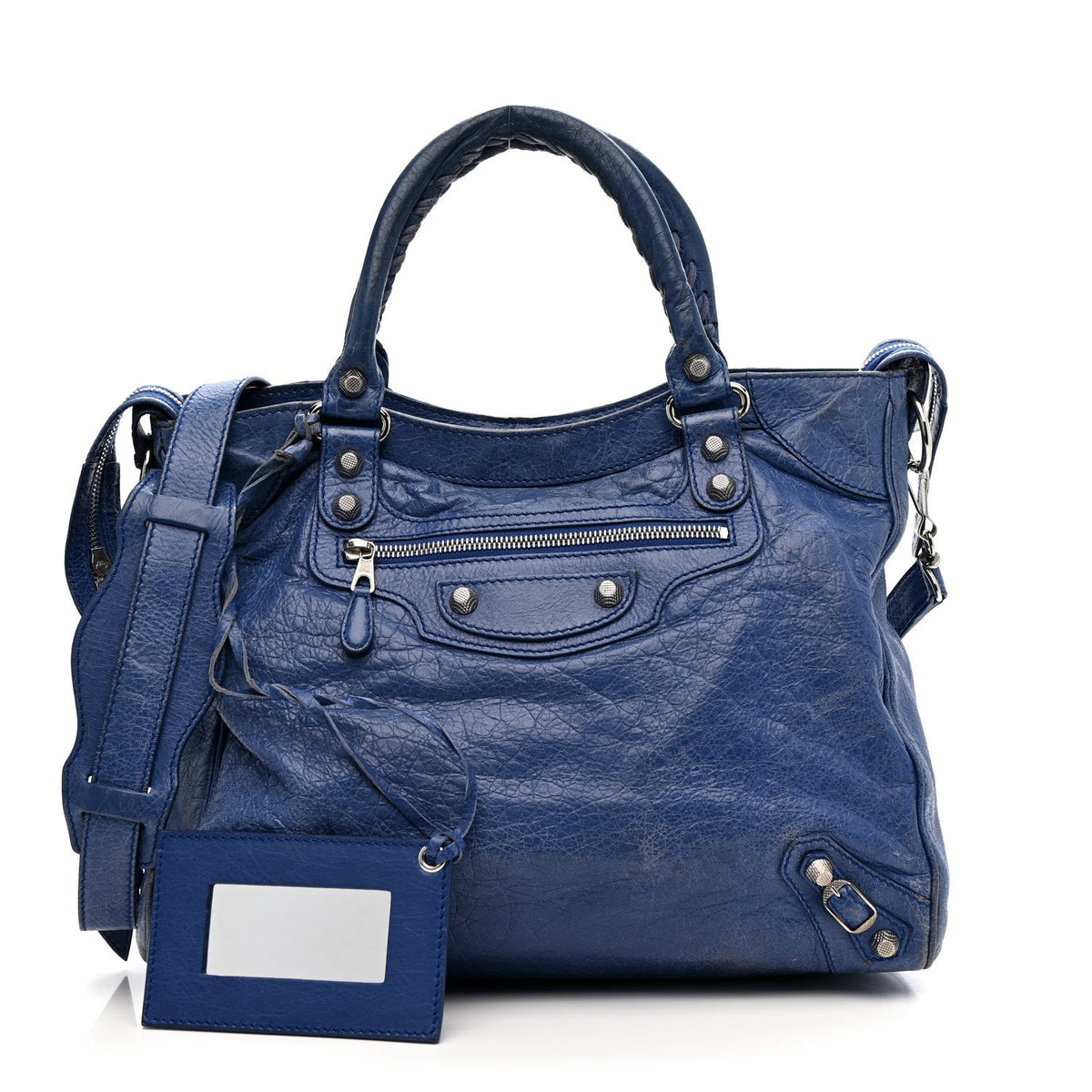 Agneau Giant 12 Silver Hardware Velo Bleu Glacier