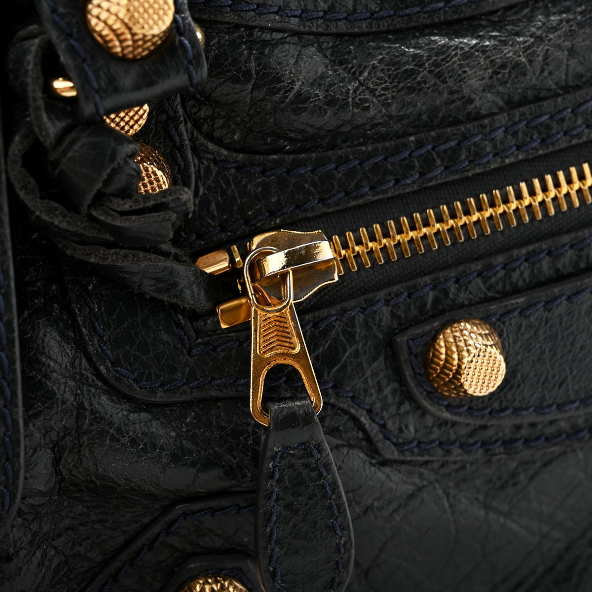 Agneau Giant 12 Gold Hardware Mini City Anthracite Anthracite