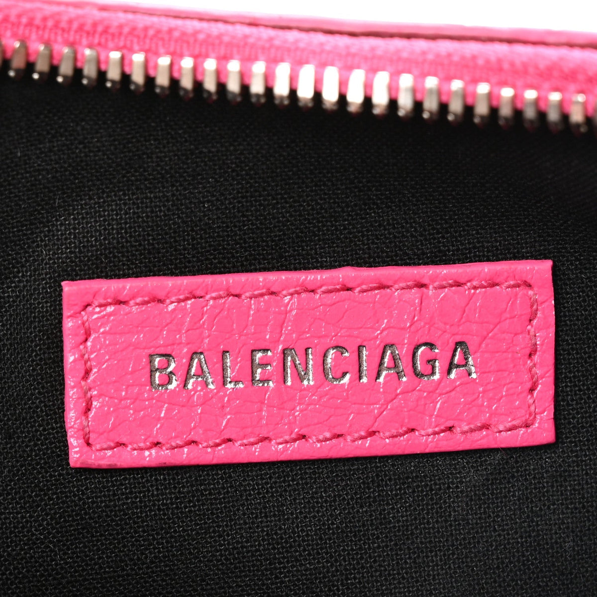 Agneau Arena Le Cagole Shoulder Bag XS Hot Pink