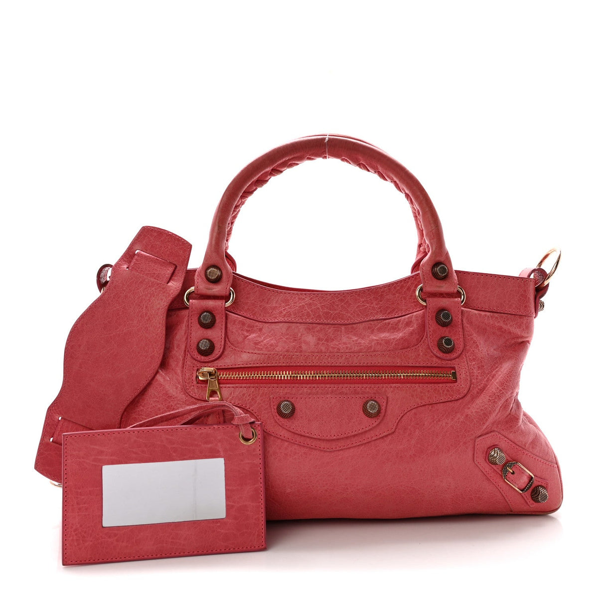 Agneau Giant 12 Rose Gold Hardware First Grenadine