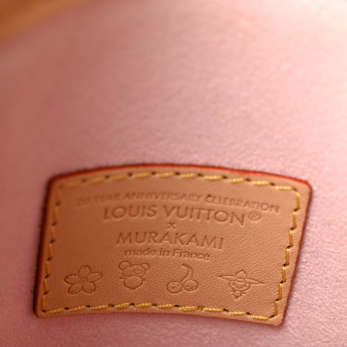 LV X TM Monogram Cherry Blossom Nano Bucket Sakura Brown
