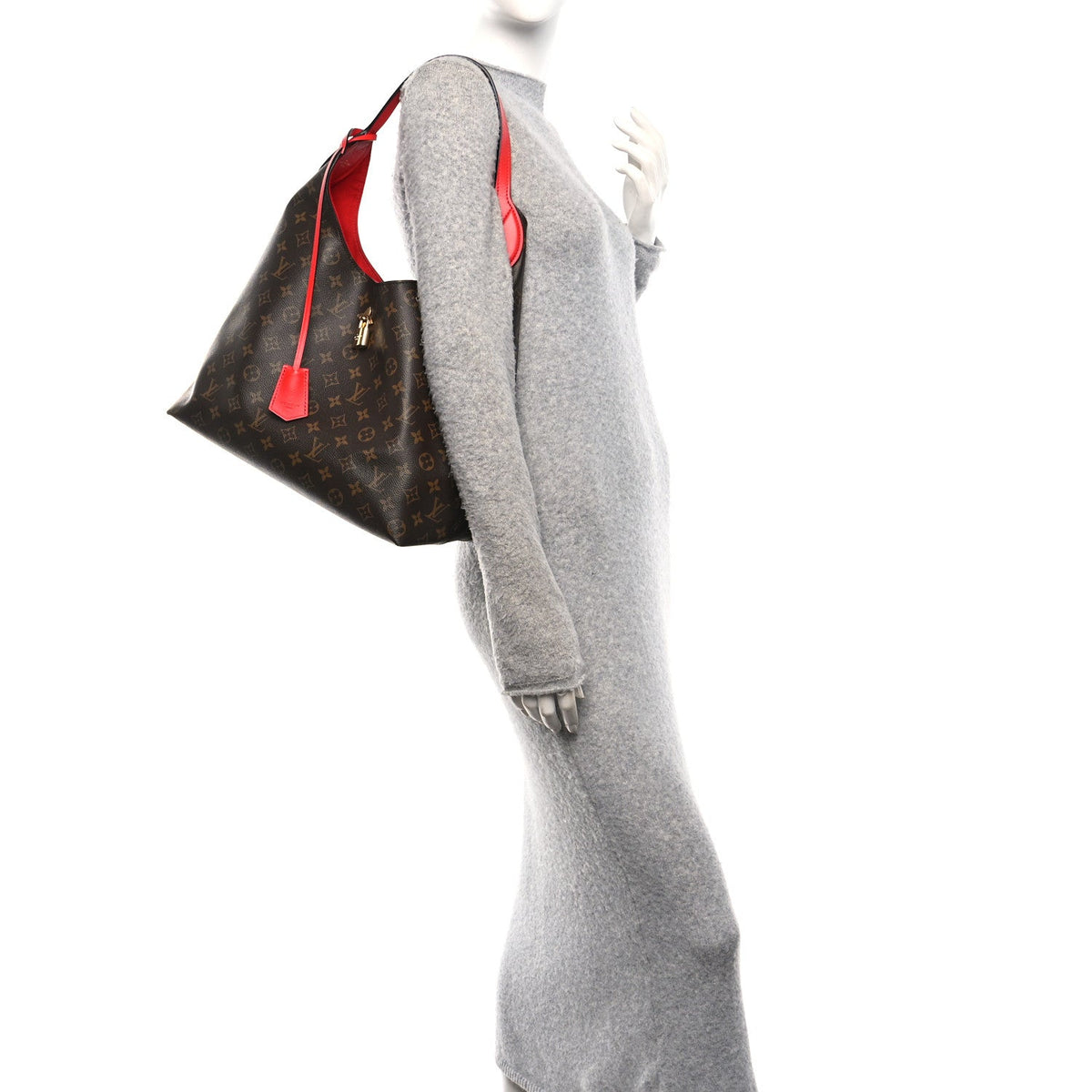 Monogram Flower Hobo Coquelicot