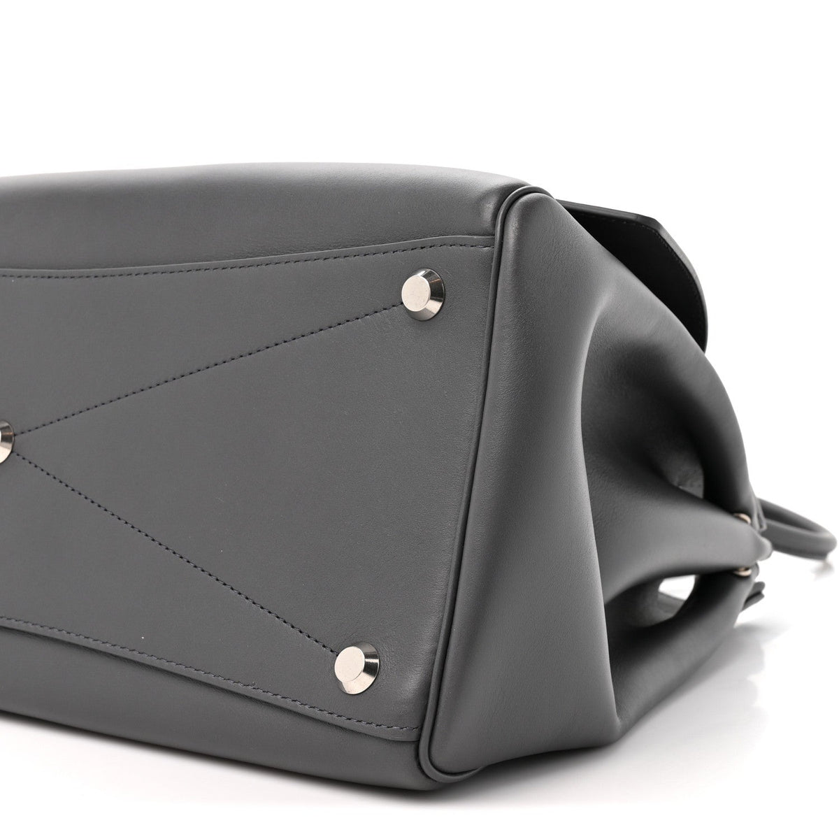 Smooth Calfskin Medium Bel Air Carry All Bag Grey