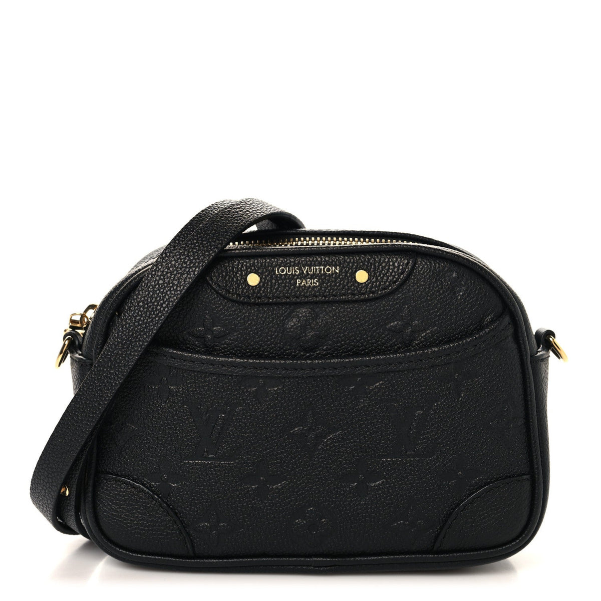 Empreinte Monogram Tiny Camera Bag Black