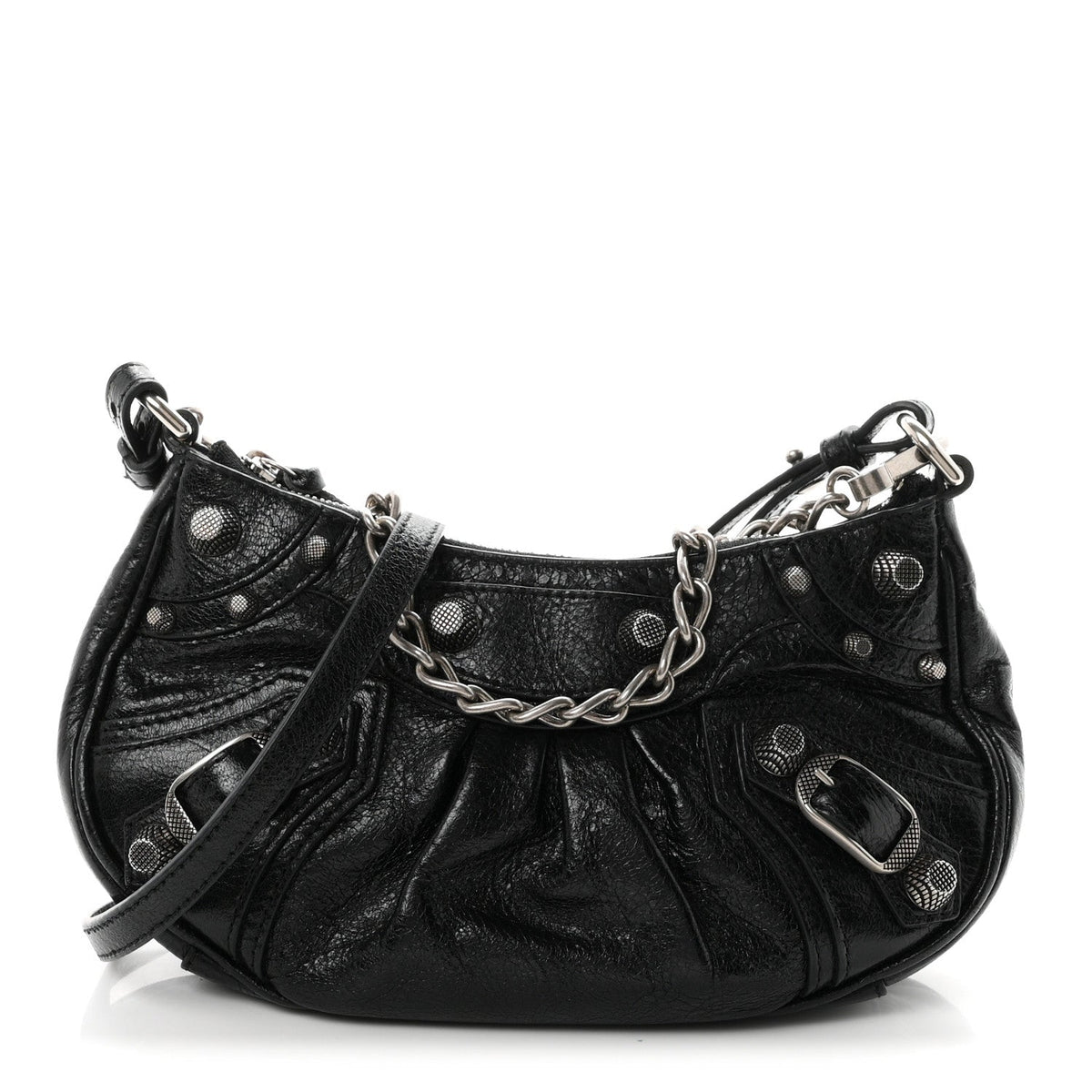 Agneau Arena Le Cagole Mini Purse With Chain Black