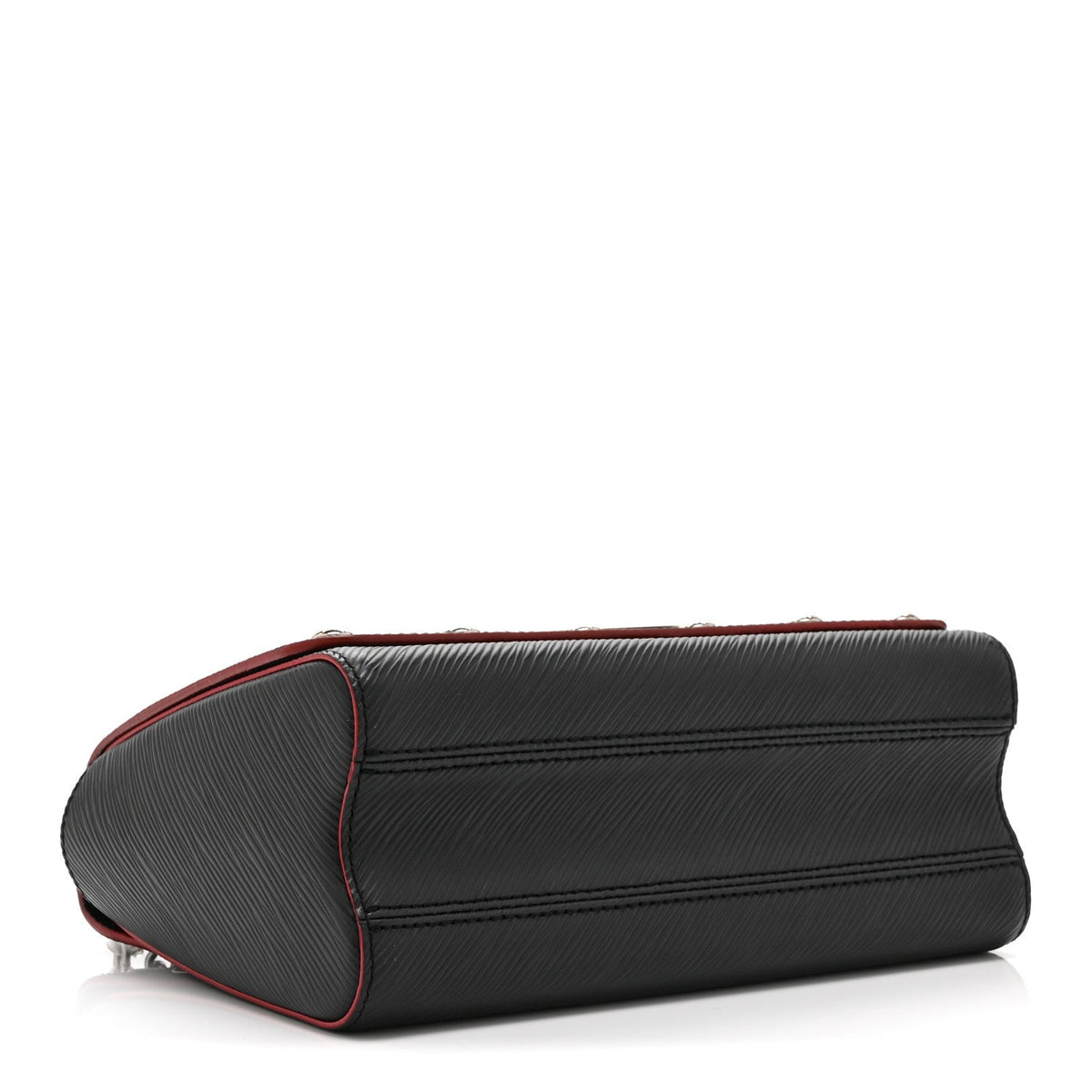 Epi Studded Twist Shoulder Bag MM Black
