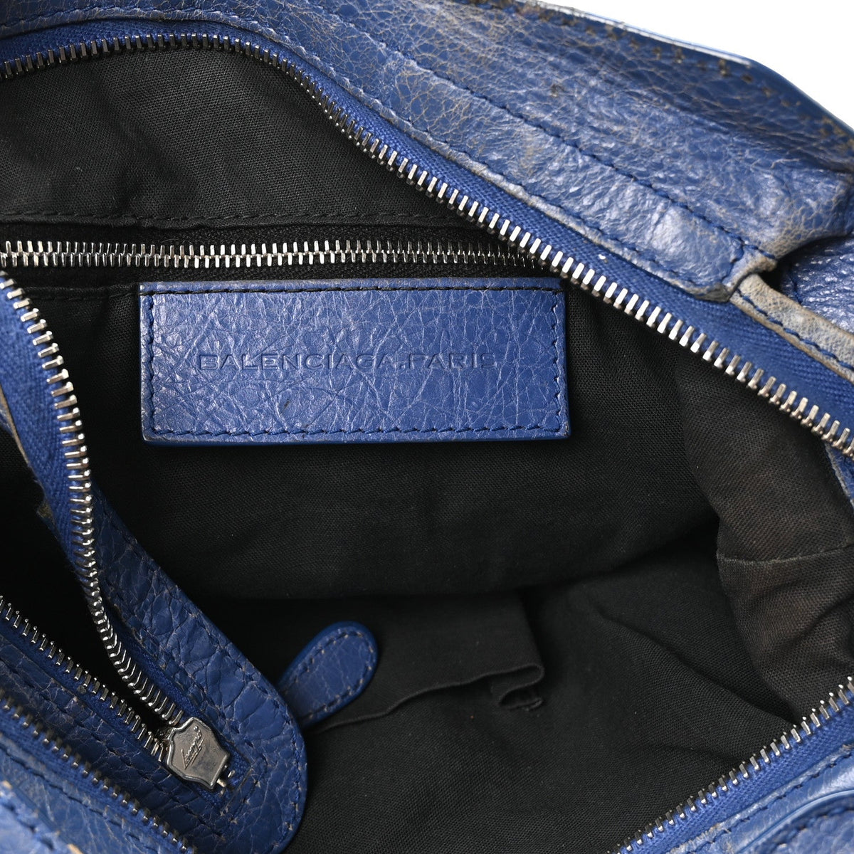 Agneau Giant 12 Silver Hardware Town Bleu Glacier
