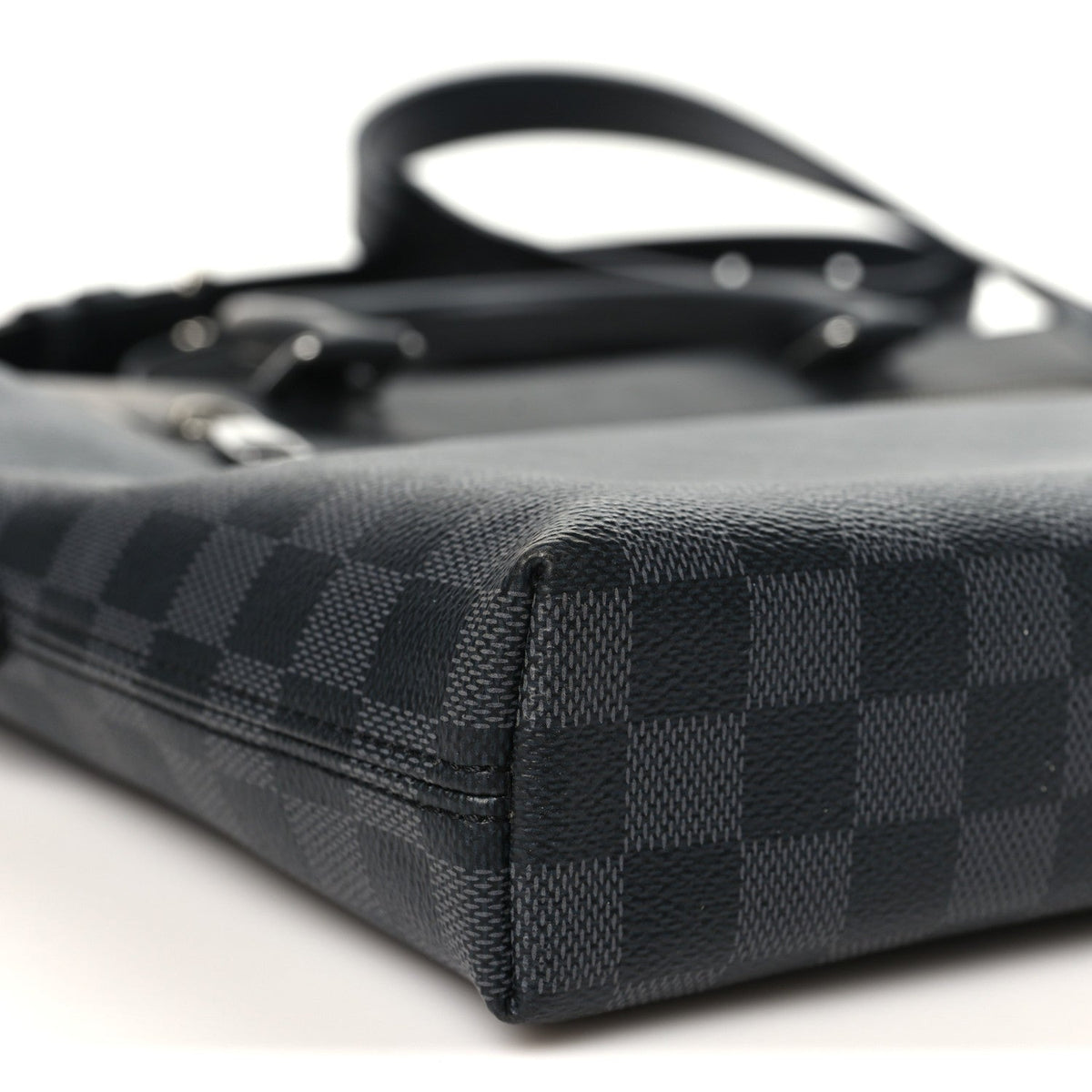 Damier Graphite Porte-Documents Jour