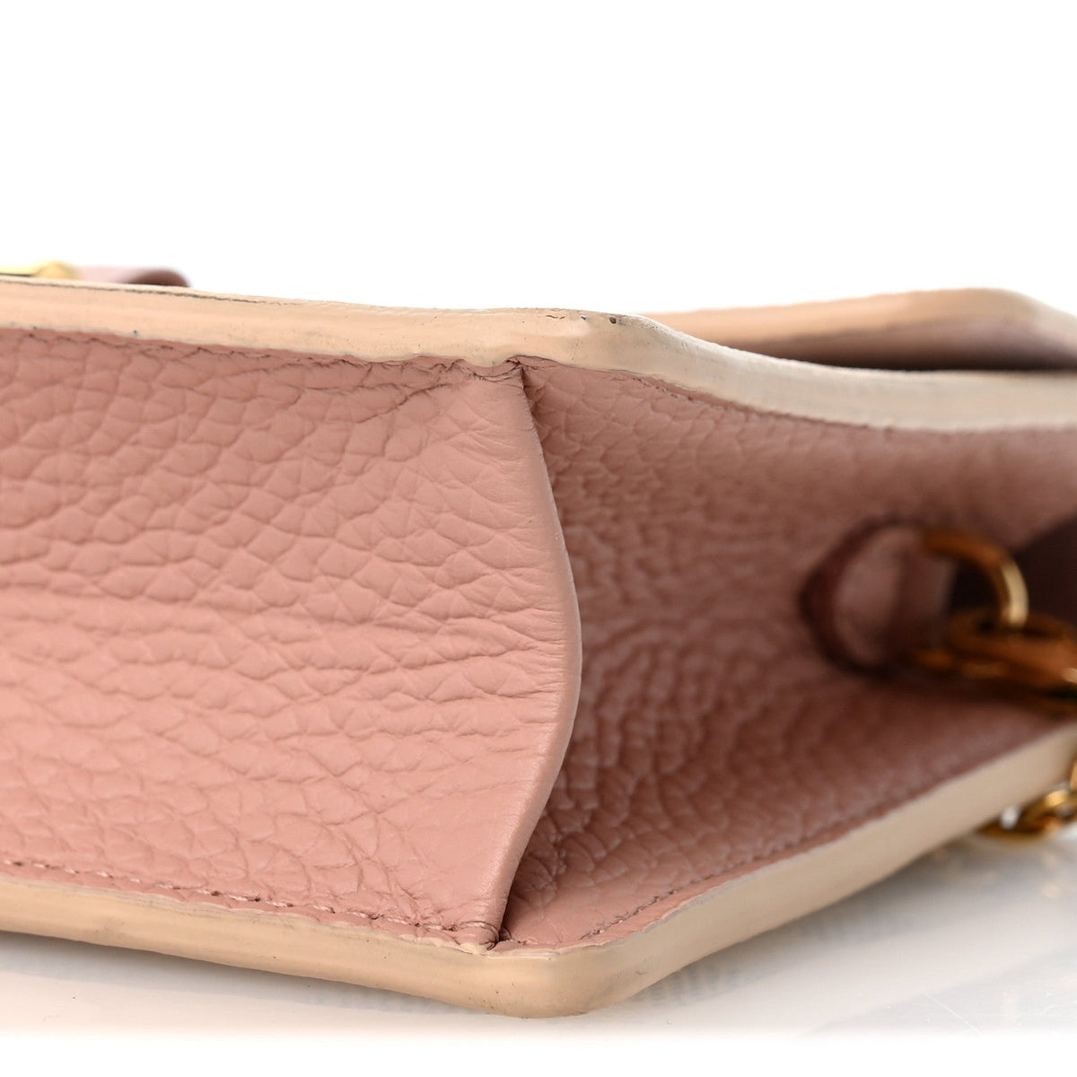 Damier Azur Croisette Chain Wallet Rose Ballerine