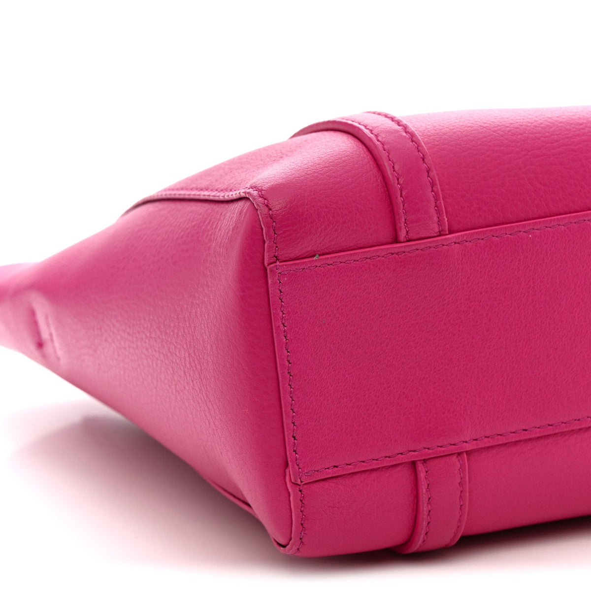 Calfskin XXS Everyday Tote Rose Magenta Black