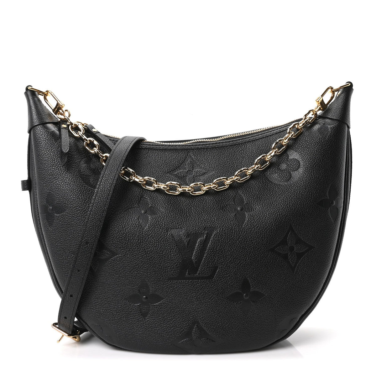 Empreinte Monogram Giant Loop Hobo Black