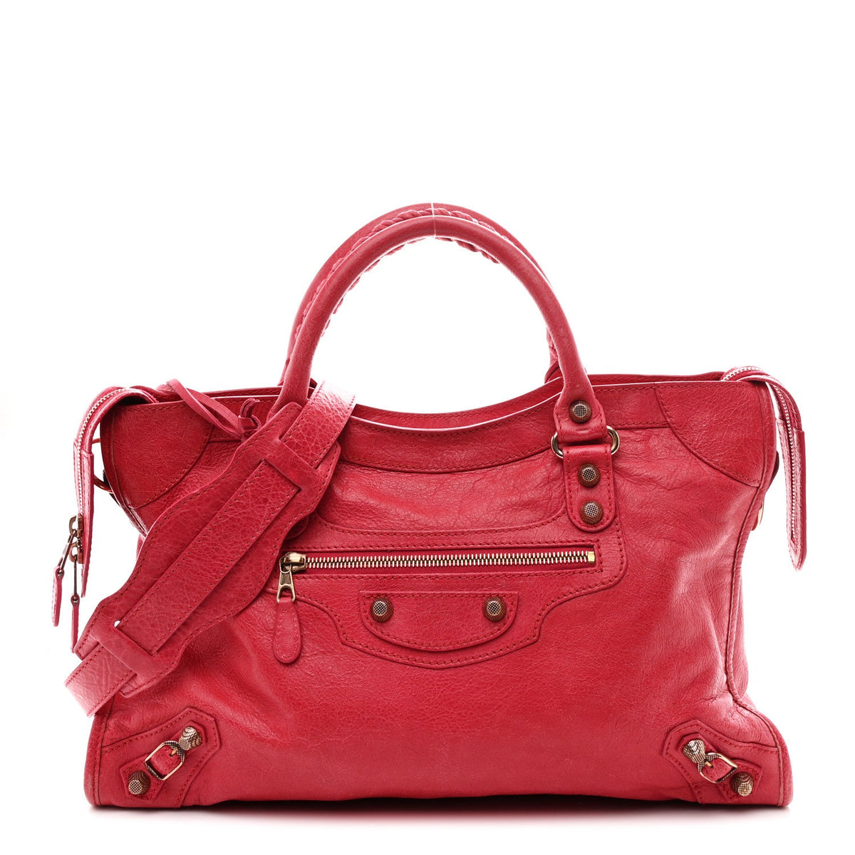 Agneau Giant 12 Rose Gold Hardware City Rose Thulian