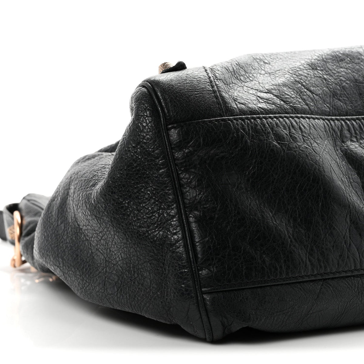 Agneau Giant 12 Rose Gold Hardware Velo Black