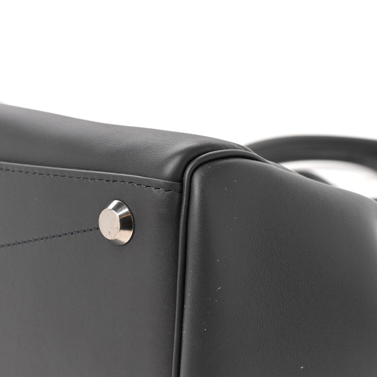 Smooth Calfskin Medium Bel Air Carry All Bag Grey