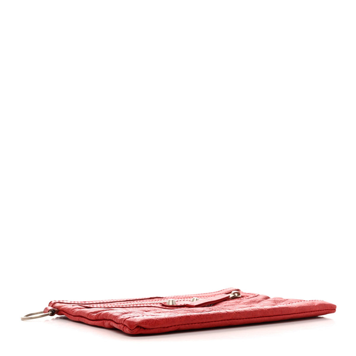 Agneau Arena Classic Hardware Small Clip Rouge Coquelicot