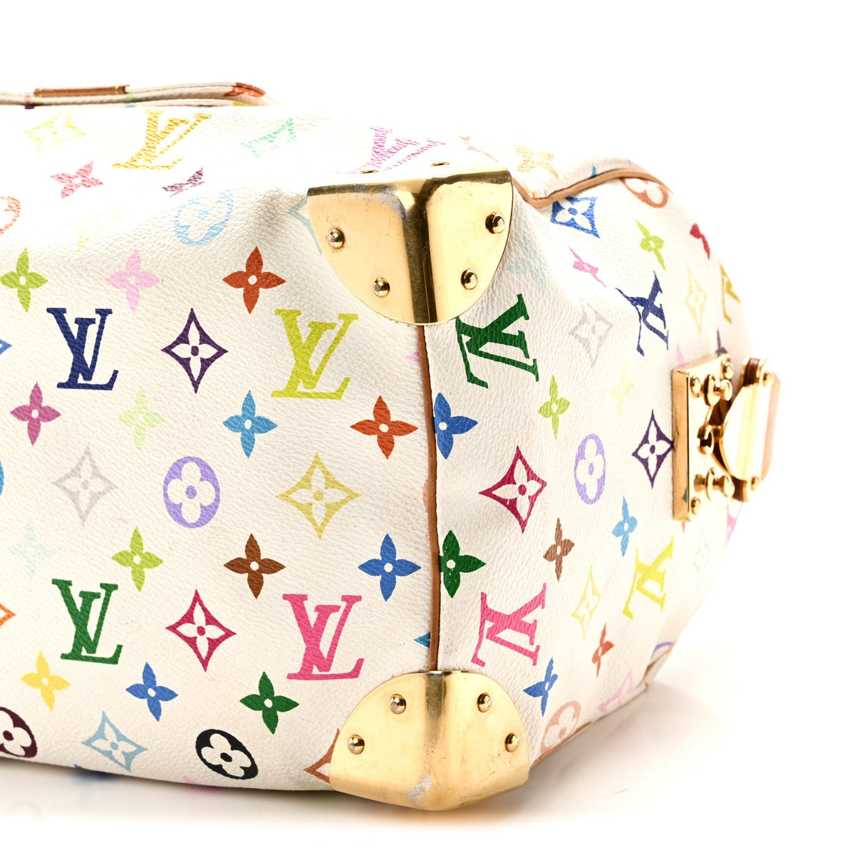 Monogram Multicolor Speedy 30 White