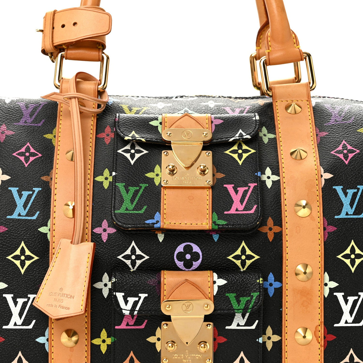Monogram Multicolor Keepall 45 Black