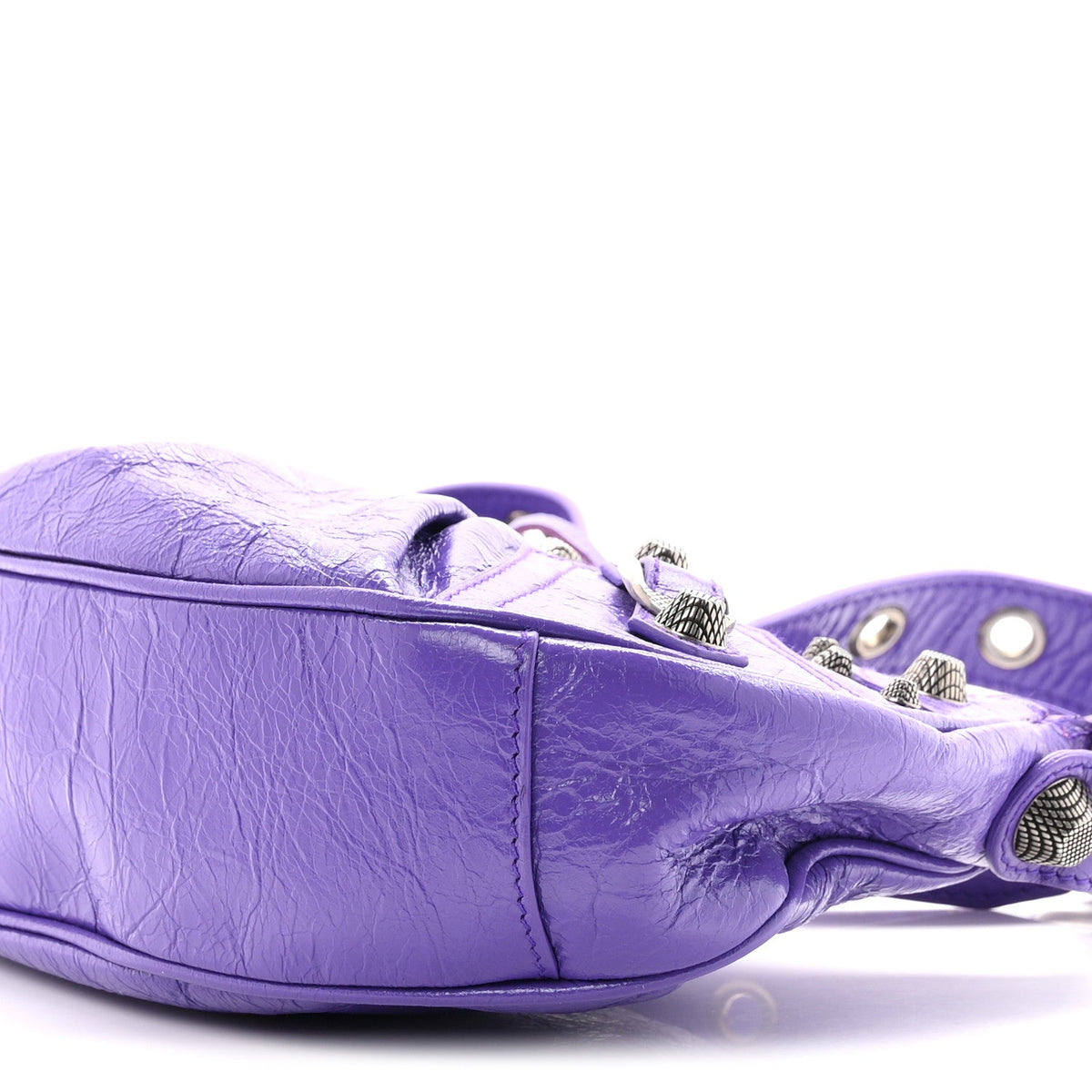Agneau Arena Le Cagole Shoulder Bag XS Purple