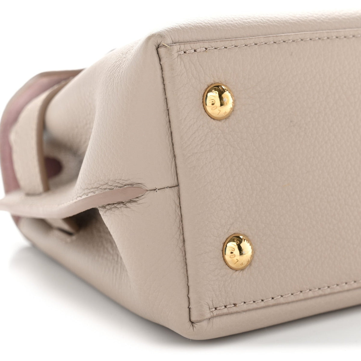 Soft Calfskin Mini Lockme Ever Greige