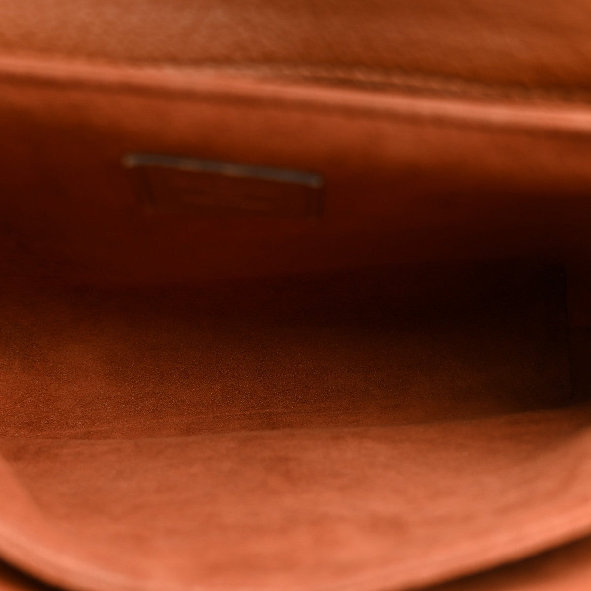 Grained Calfskin Lockme Oxford Cognac