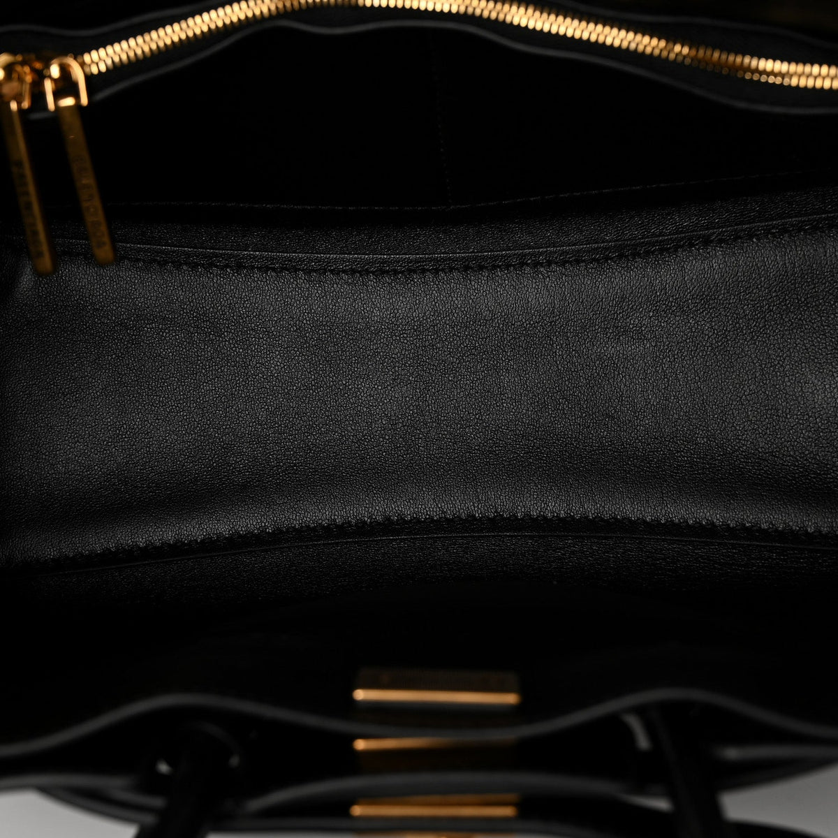 Smooth Calfskin Mini Bel Air Carry All Bag Black