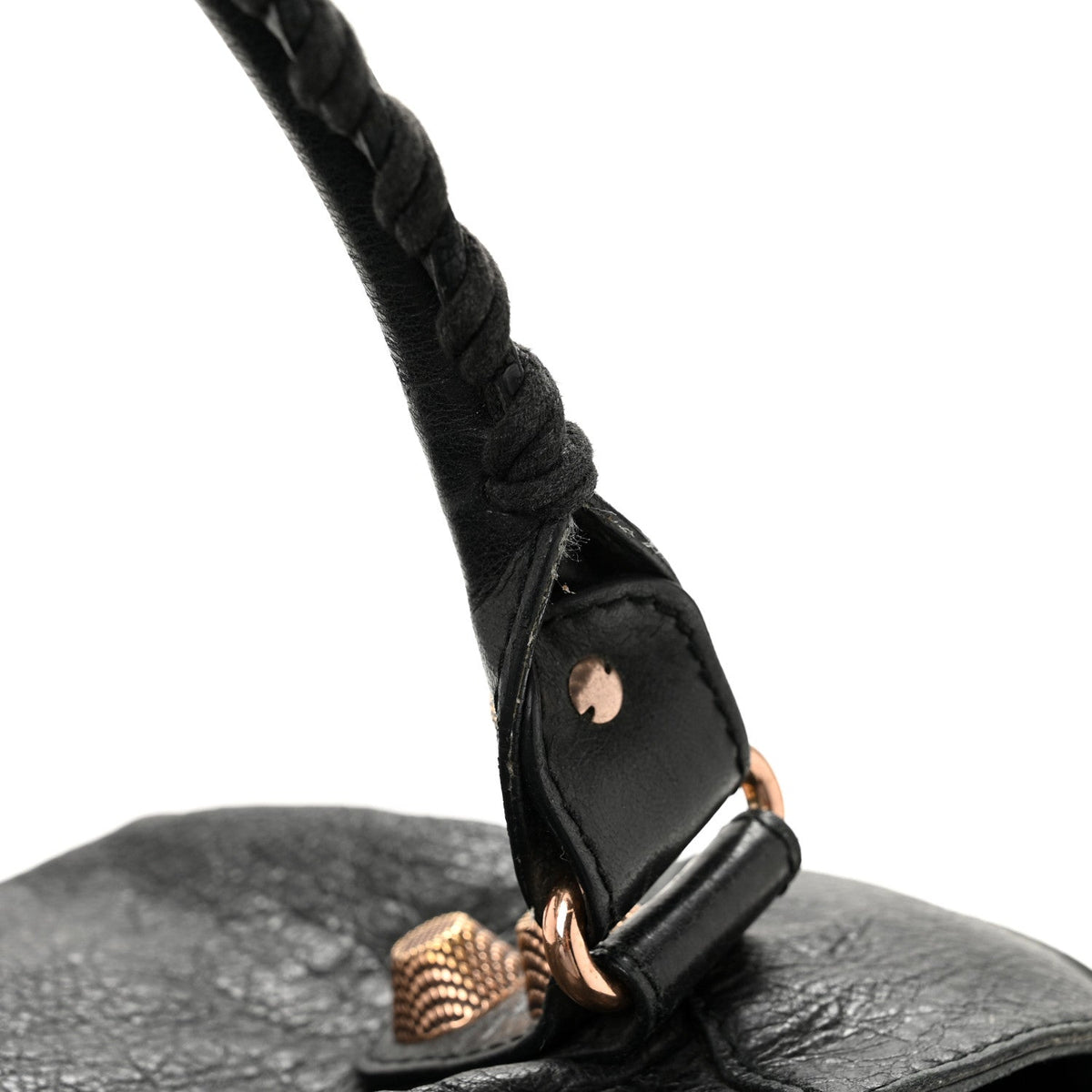 Agneau Giant 21 Rose Gold Hardware City Black