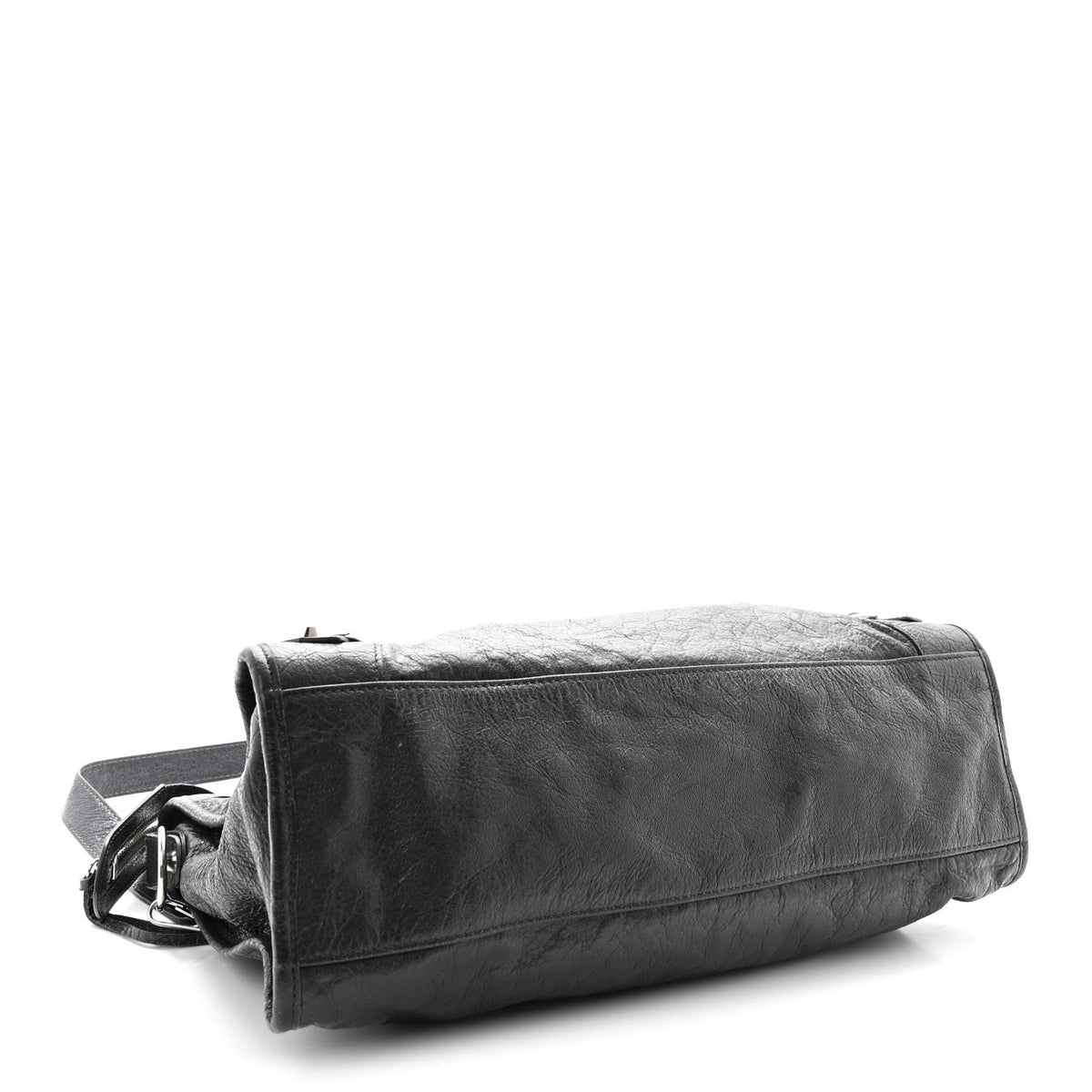 Agneau Classic Silver Hardware City Gris Fossile