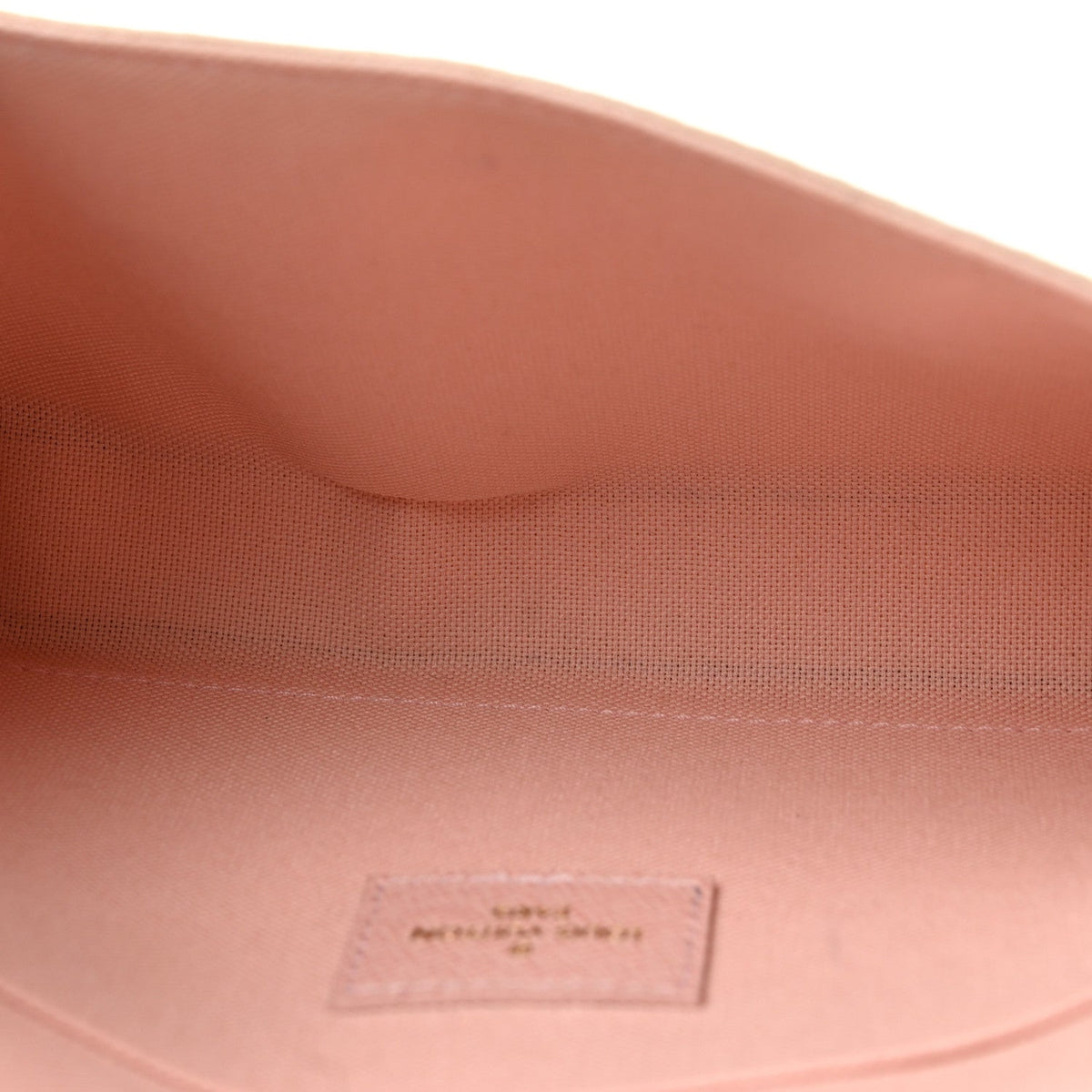 Damier Azur Pochette Felicie Chain Wallet Rose Ballerine