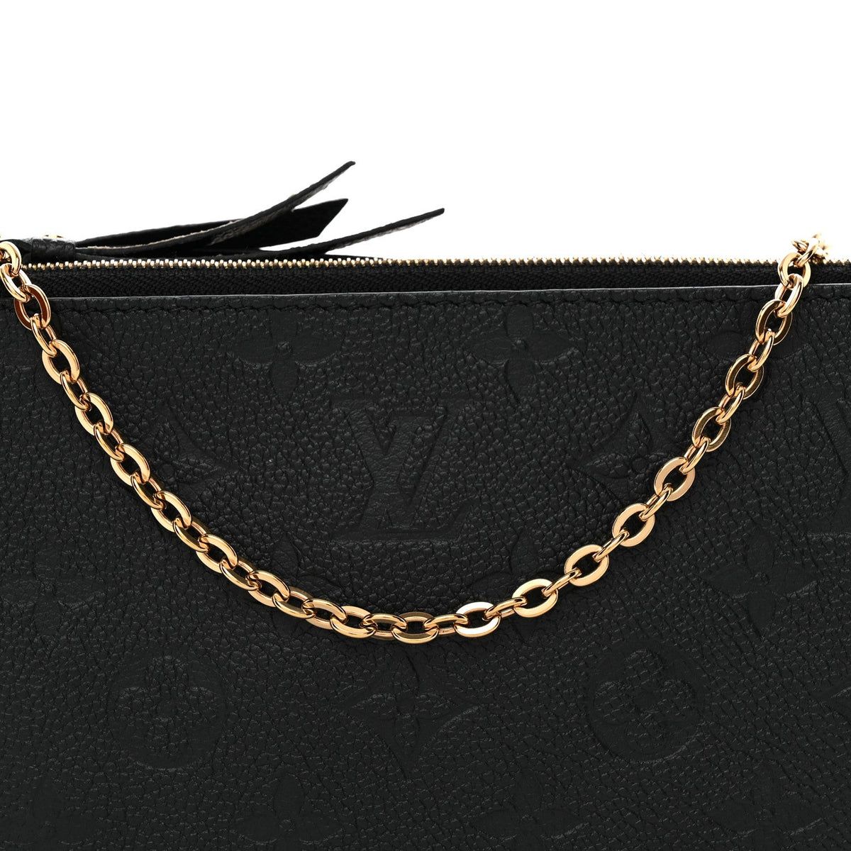 Empreinte Double Zip Pochette Black