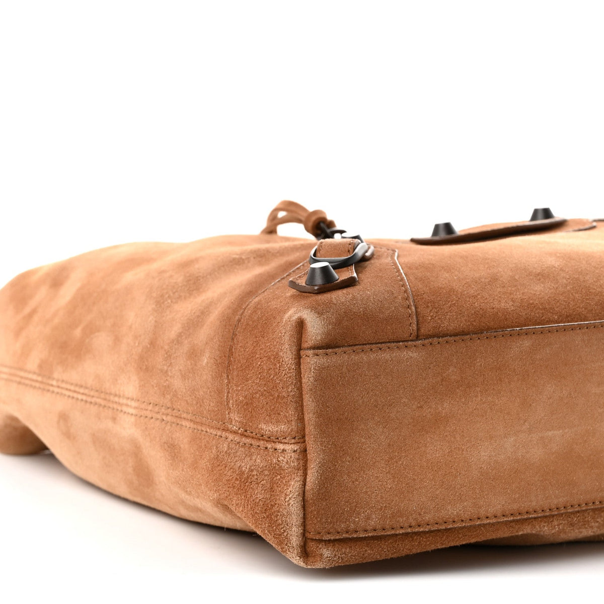 Suede Classic Hardware Small Le City Hobo Bag Camel