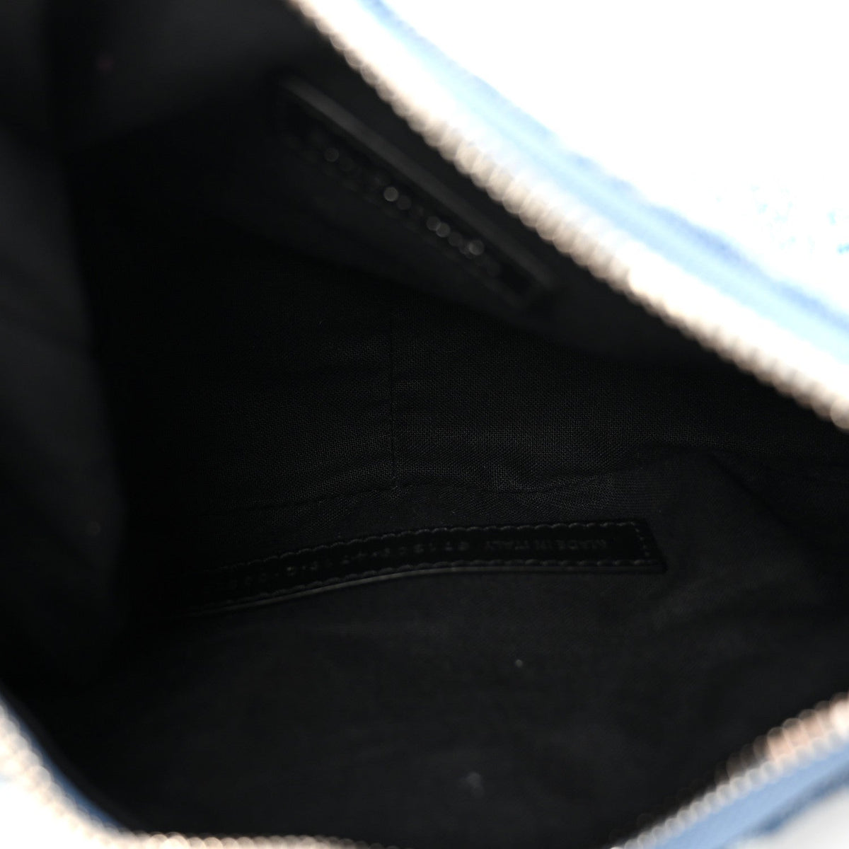 Denim BB Monogram Le Cagole Shoulder Bag XS Blue