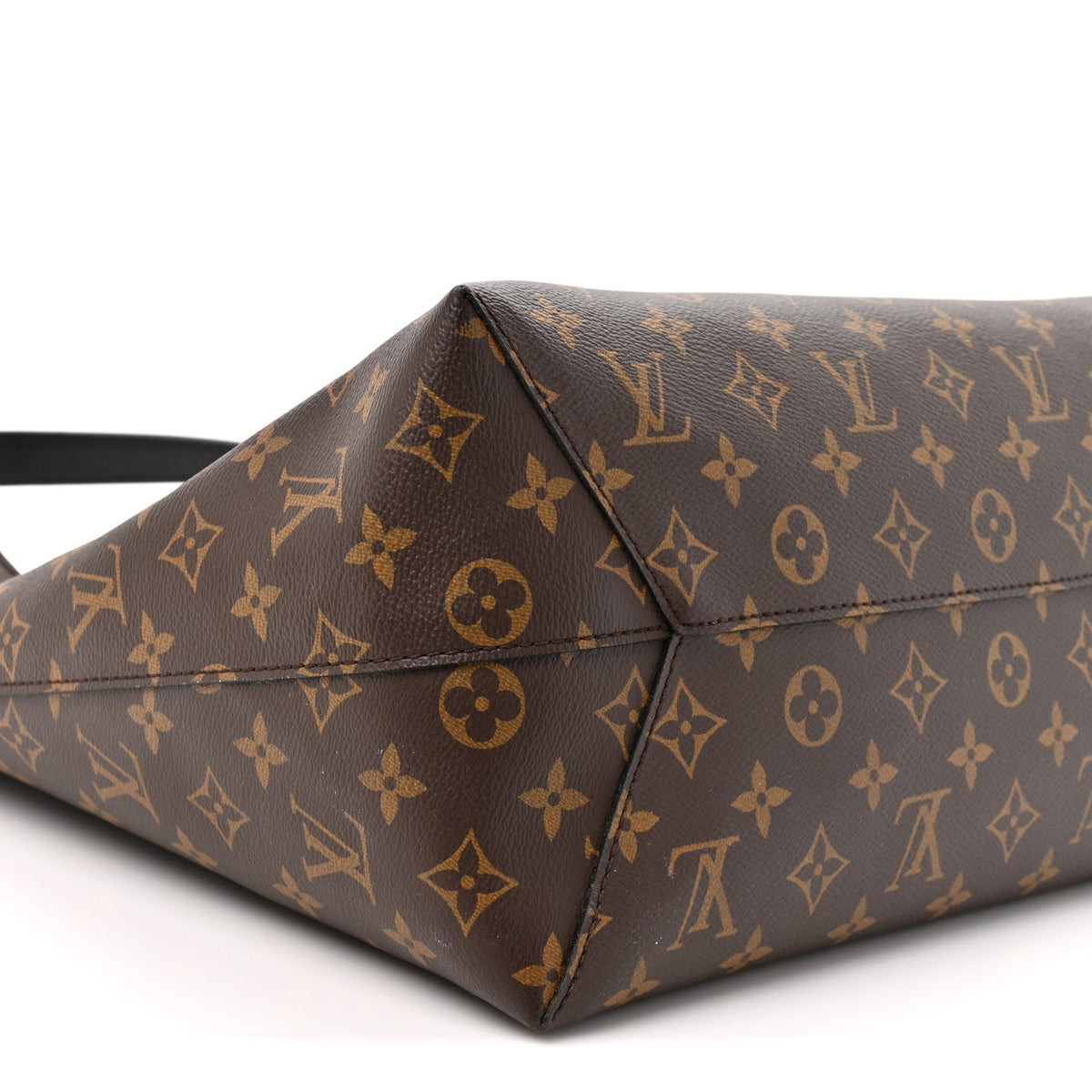 Monogram Flower Hobo Black