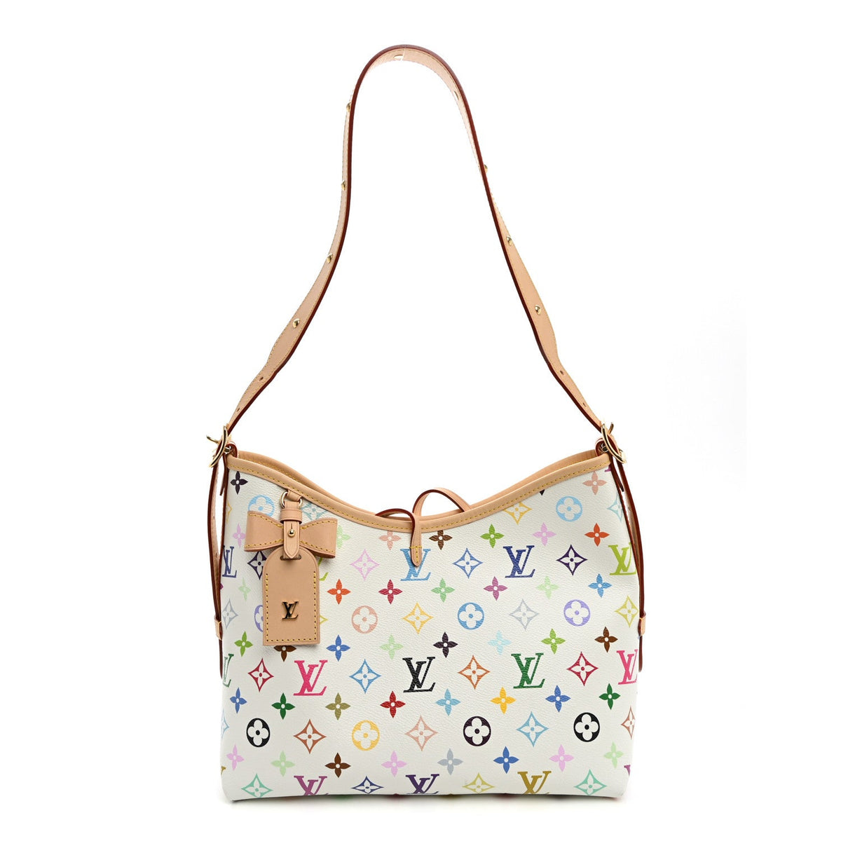 LV x TM Monogram Multicolor CarryAll PM White