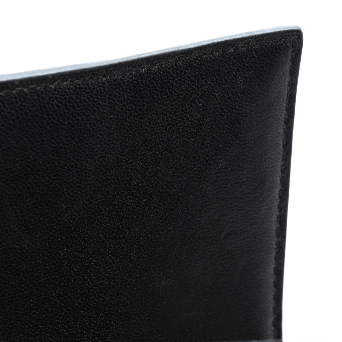 Shiny Calfskin Crocodile Embossed Hourglass Chain Bag Black