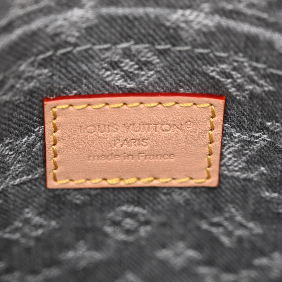 Monogram Denim Speedy Soft 30 Washed Gray