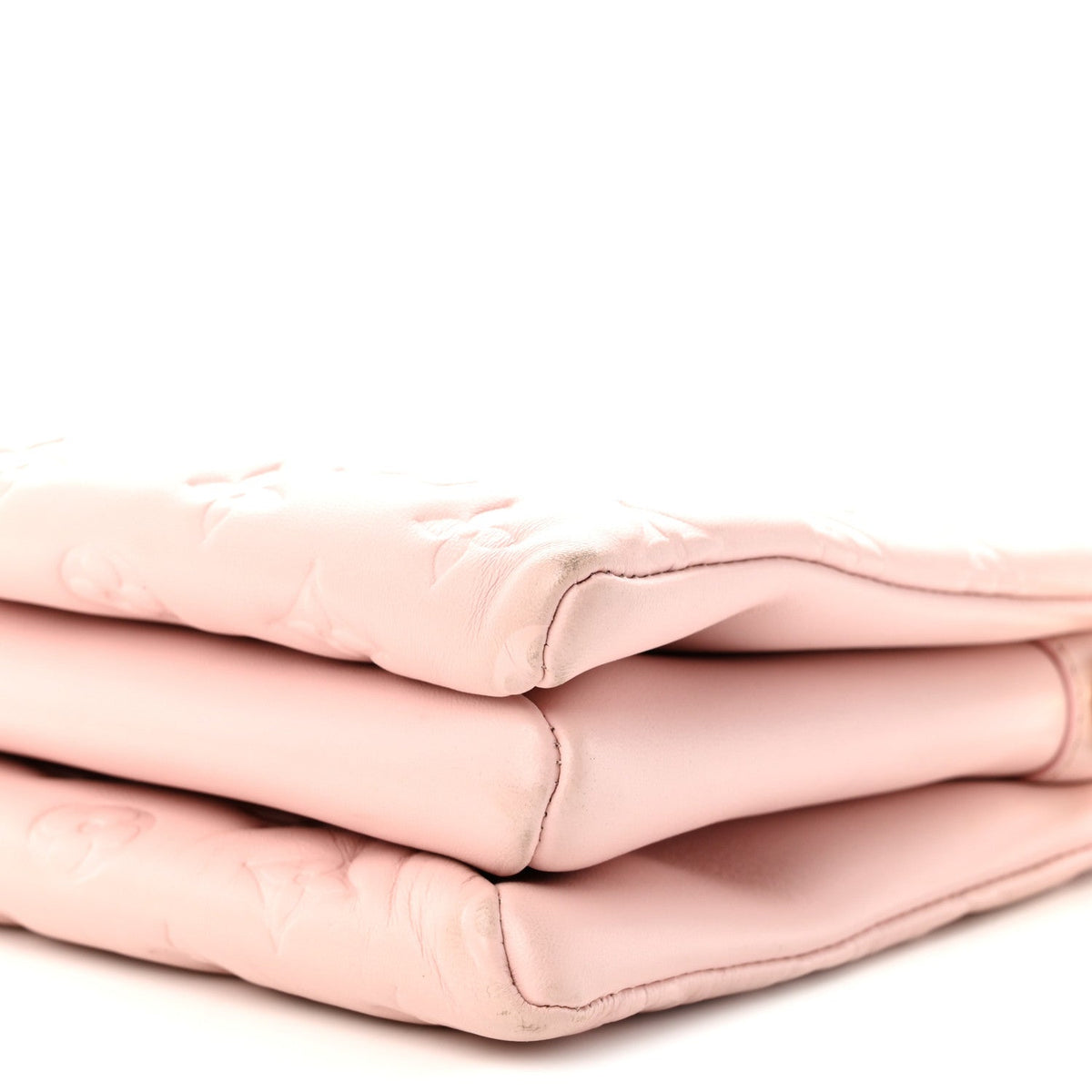 Lambskin Embossed Monogram Coussin PM Rose