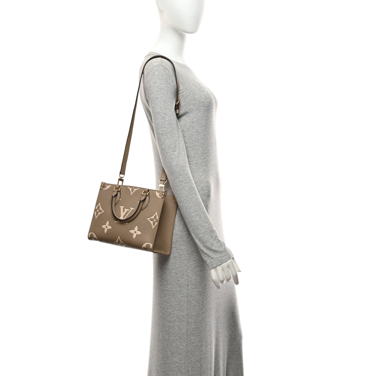 Empreinte Monogram Giant Onthego PM Tourterelle Creme