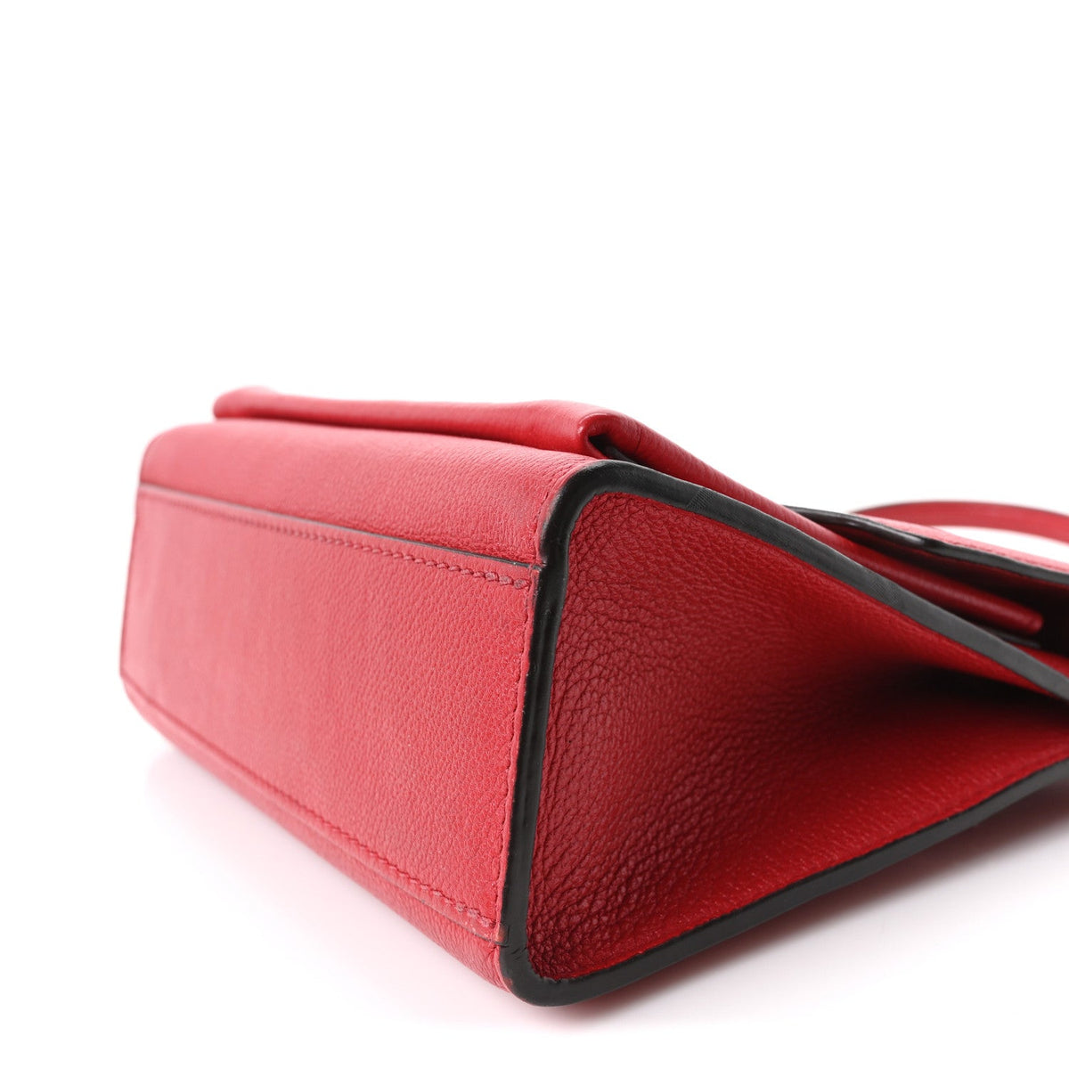 Soft Calfskin My Lockme Chain Bag BB Poppy
