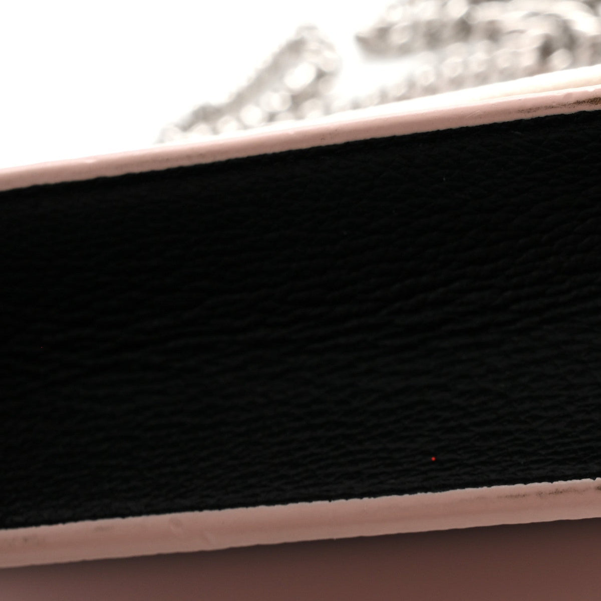 Calfskin Mylockme Chain Pochette Rose Ballet White