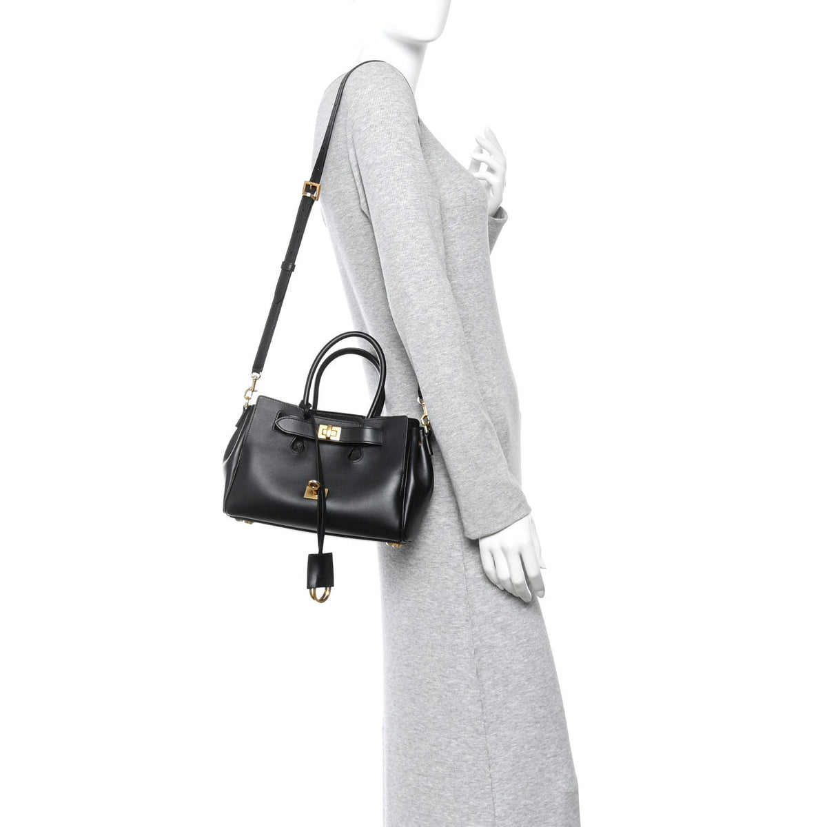 Smooth Calfskin Mini Bel Air Carry All Bag Suede Pink Black