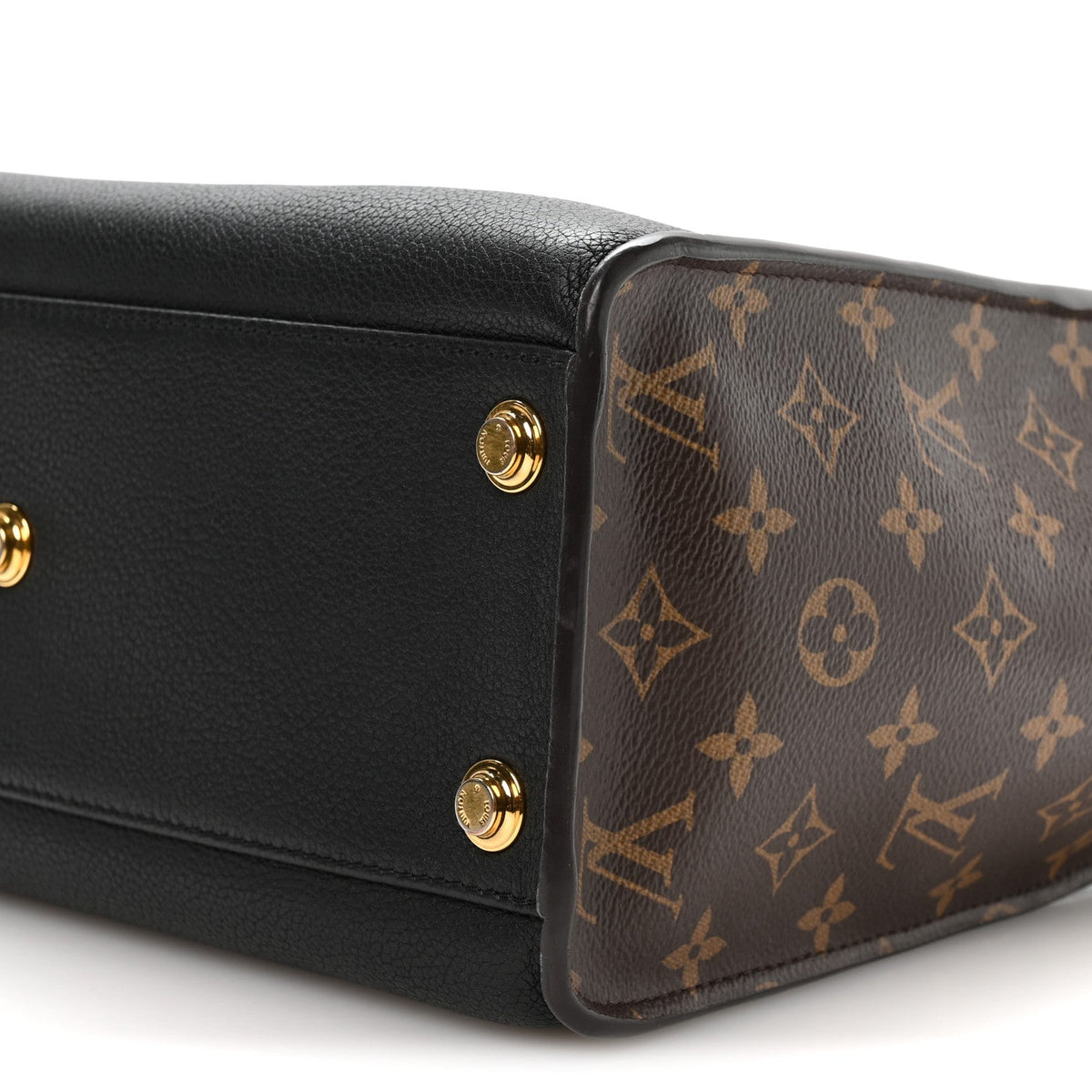 Calfskin Monogram On My Side Black