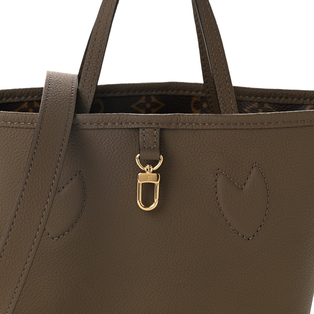 Monogram Neverfull Inside Out Bandouliere BB Dark Fango