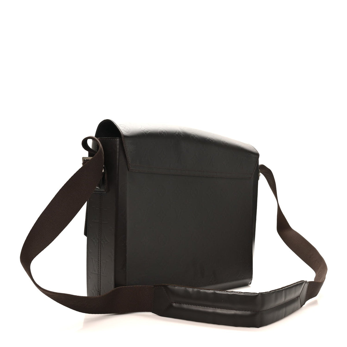 Monogram Glace Fonzie Messenger Bag Cafe