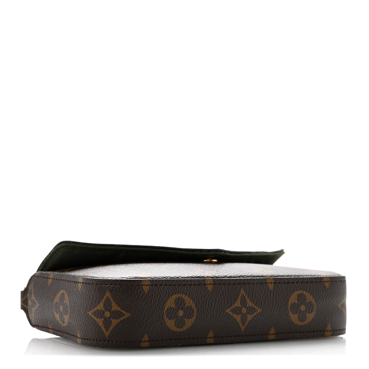 Monogram Felicie Strap & Go Kaki