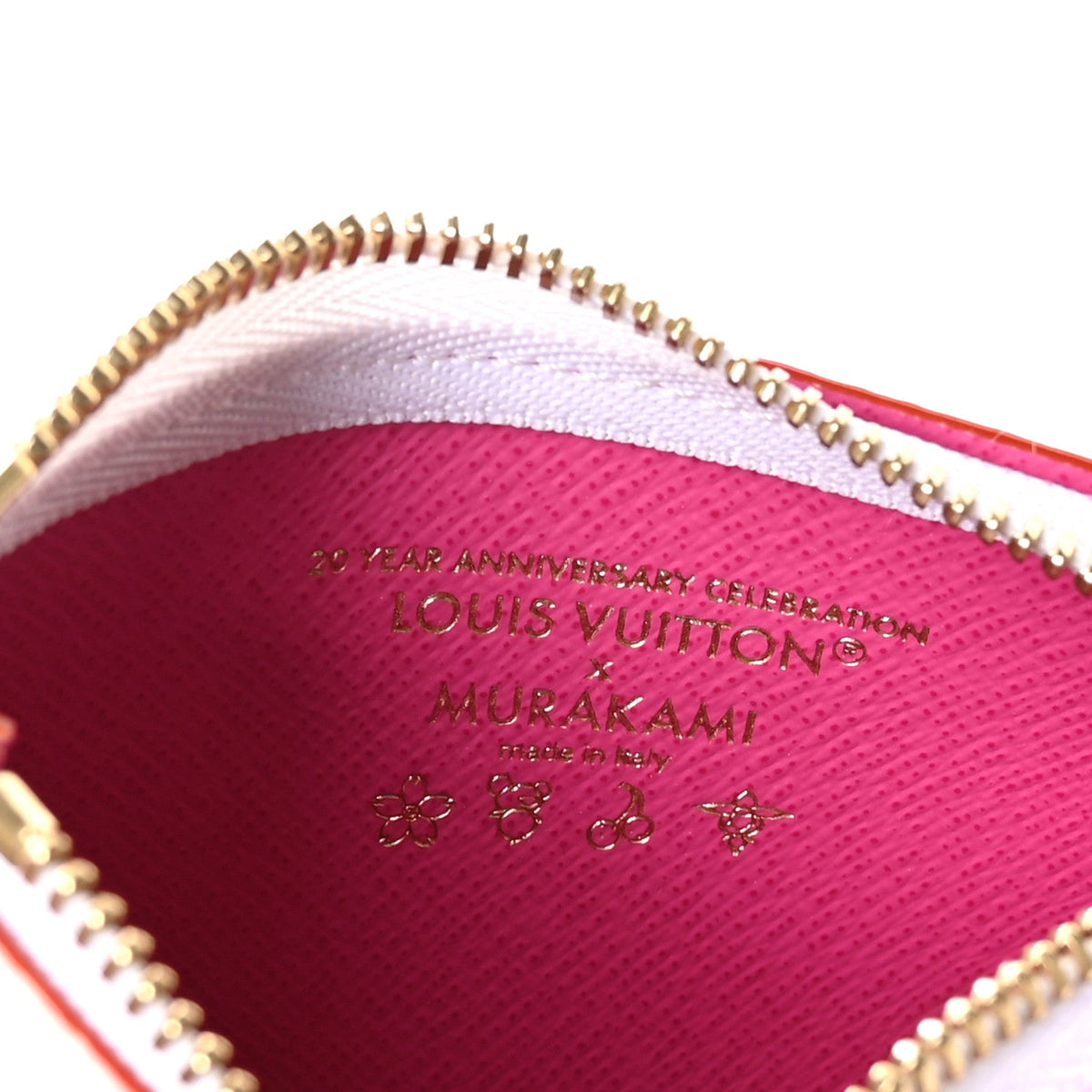 LV X TM Monogram Multicolor Phone Holder White