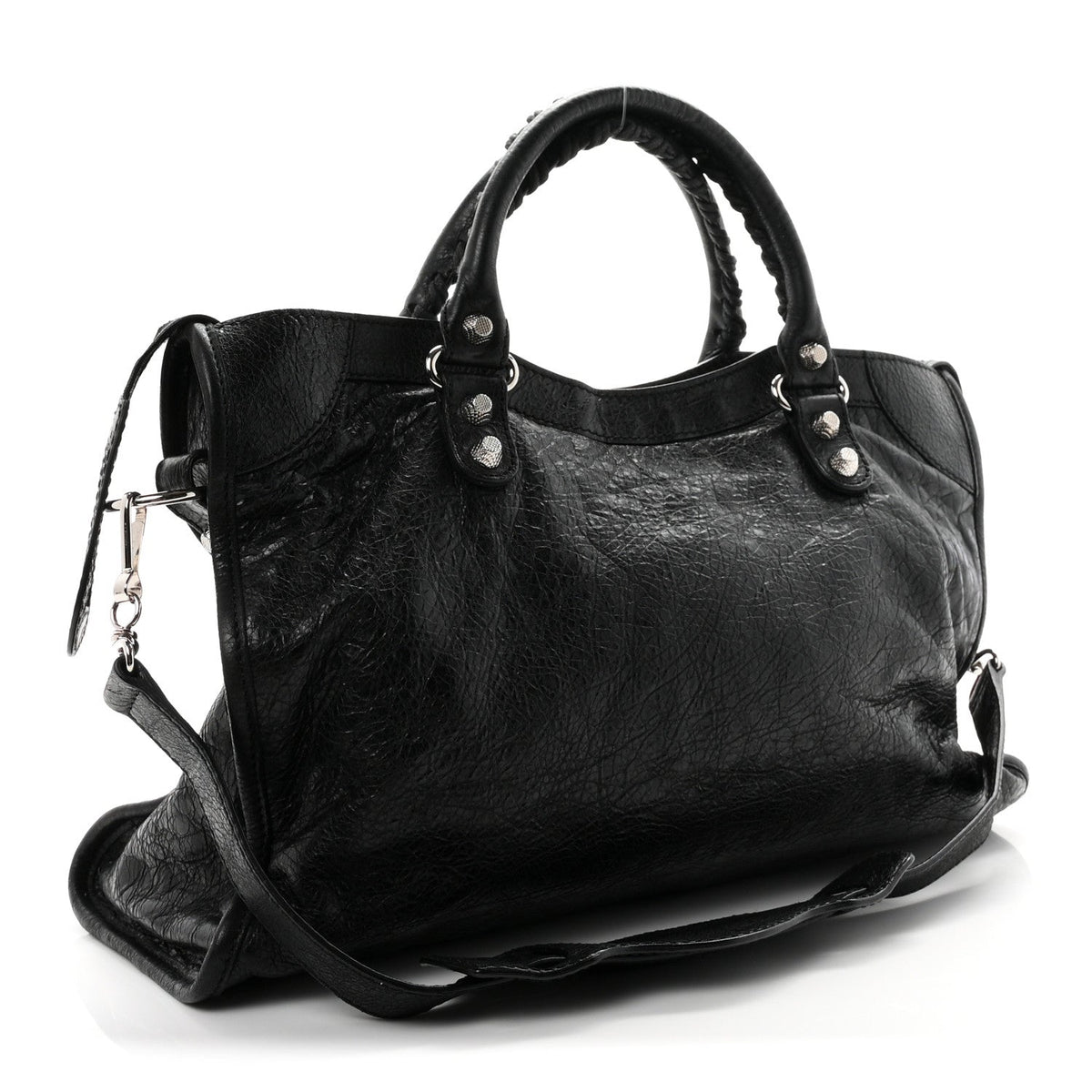 Agneau Giant 12 Silver Hardware City Black