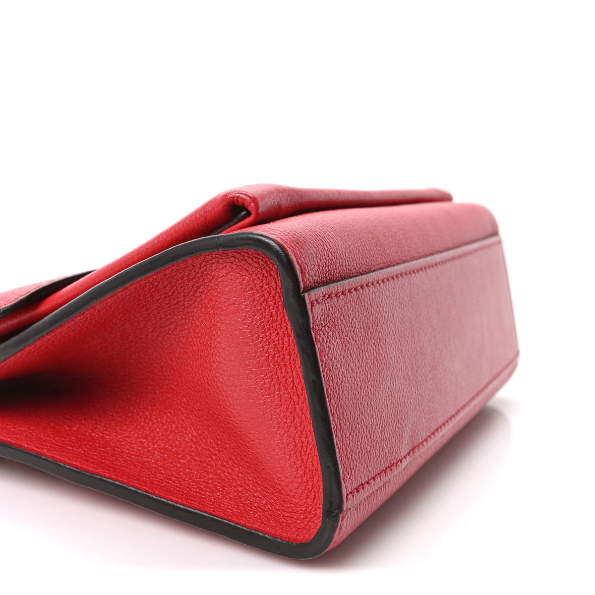 Soft Calfskin My Lockme Chain Bag BB Poppy