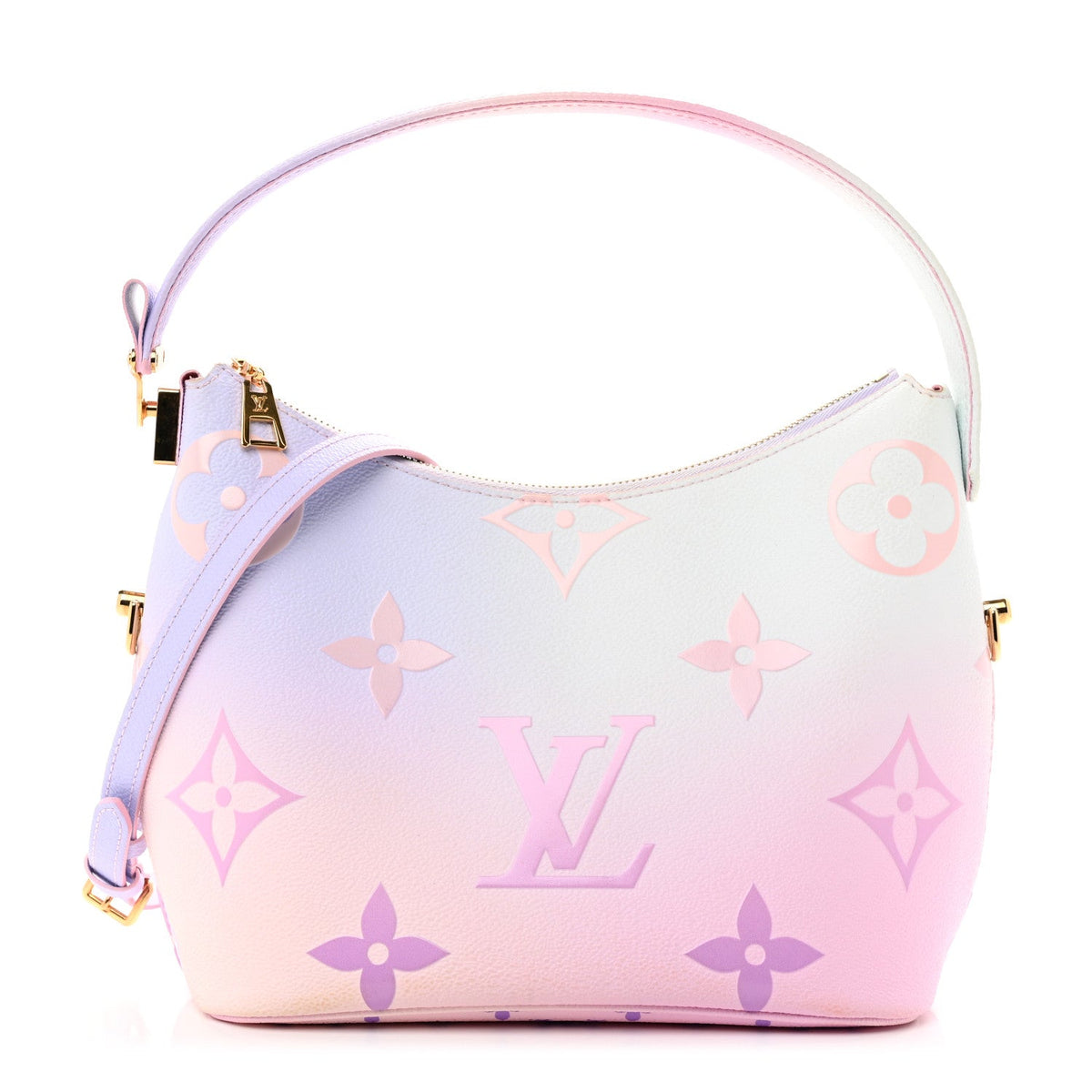 Monogram Giant Spring In The City Marshmallow Hobo PM Sunrise Pastel